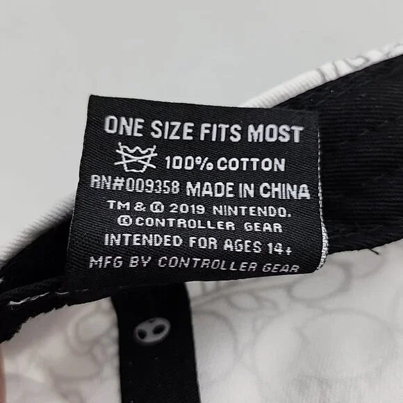 Nintendo Super Mario Yoshi Snapback Adjustable Hat Cap Green White OS Fits Most - Picture 14 of 16